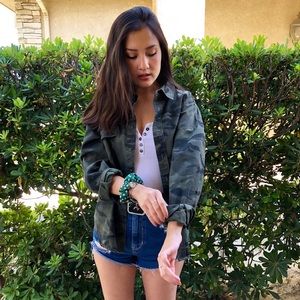 Net Camouflage/Camo Utility Jacket